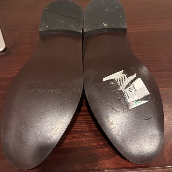 Stacy Adams brown, genuine, snake skin and leather slip on loafer style shoes 8 - Picture 11 of 12